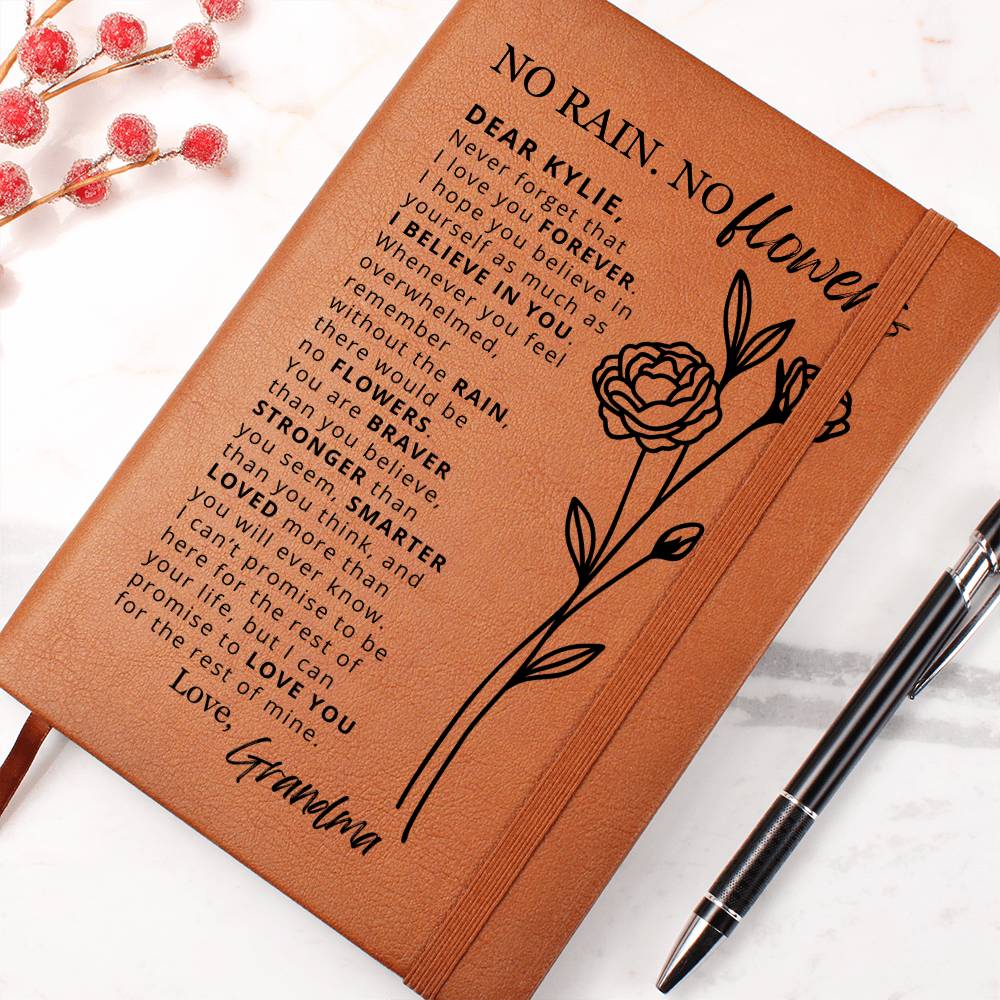 Personalized Journal for Daughter or Granddaughter | Keepsake Gift from Mom, Dad, Grandma, or Grandpa, Christmas Gift Idea