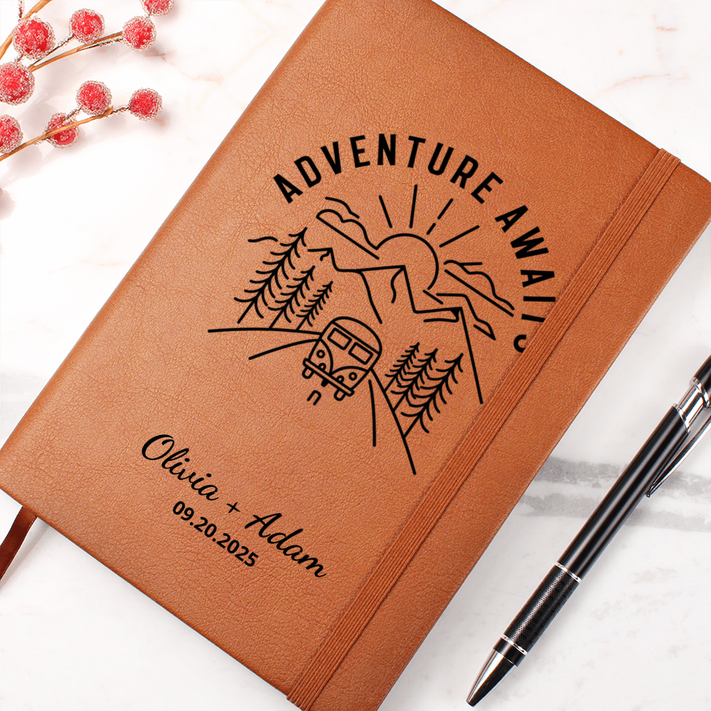 Travel Journal Gift Adventure Journal Camping Journal Custom Book World Travel Journal Travel Lover Gift for Couple Gift Vacation Journal