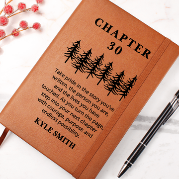 30th Birthday Gift, Chapter 30 Name Journal 30 Years Old Turning Thirty Notebook 30 Years Old Gift for Her or Him Friend Son Daughter Sister