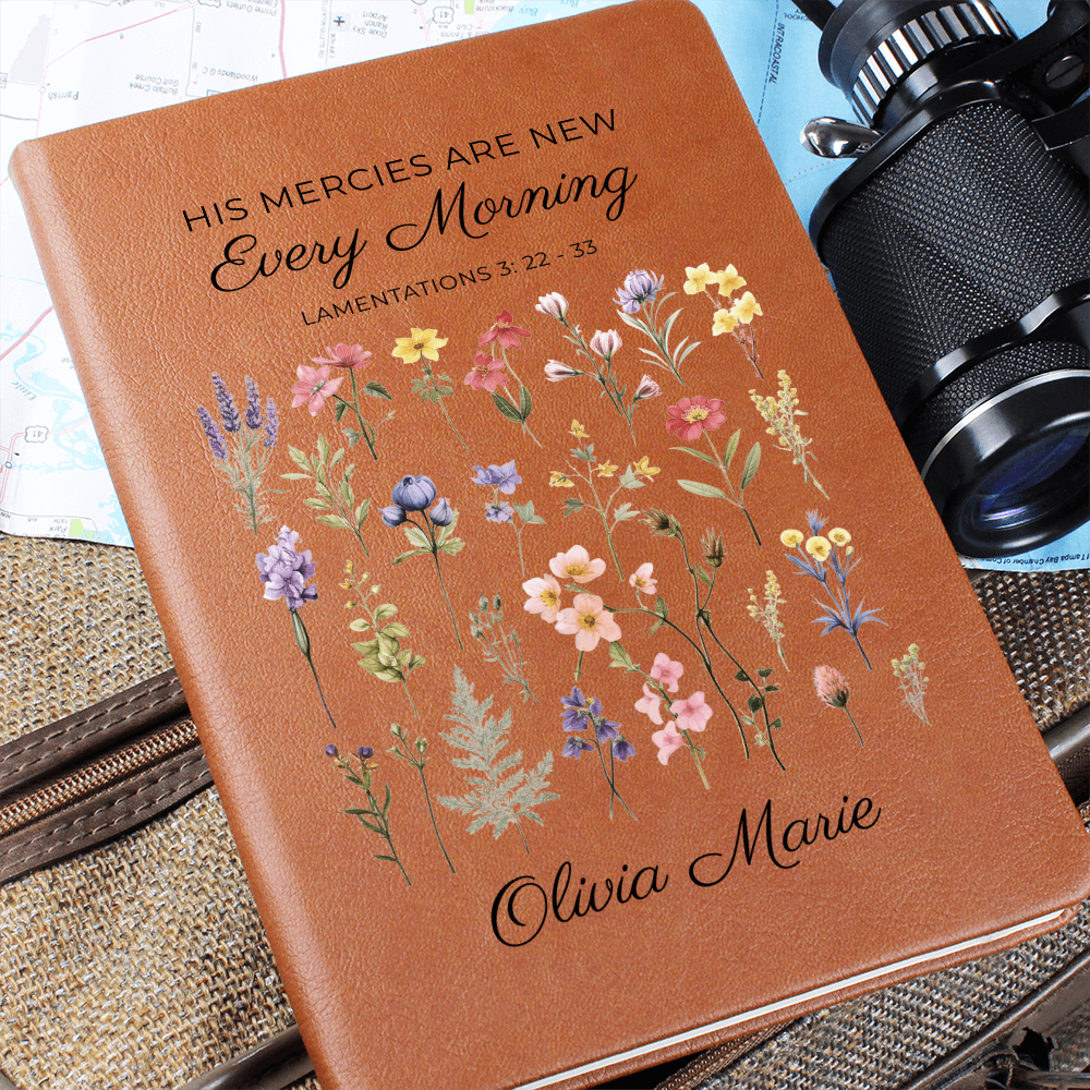 Personalized Name Gift for Her Gratitude Journal Christian Gifts Bible Study Notebook Custom Journal Bible Verse Gifts