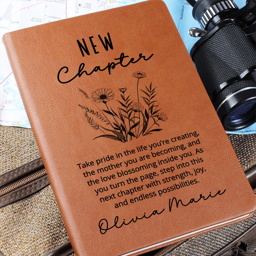 Our Next Chapter Begins Baby Shower Gift for New Mom Personalized Guest Book Mom to Be Gift for Her New Beginnings Sister Friend Daughter