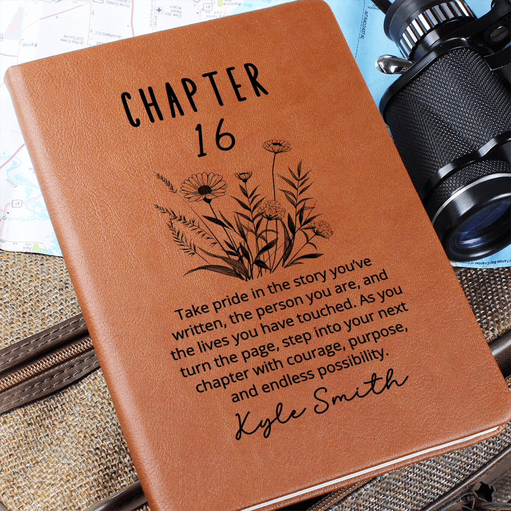 Chapter 16 Custom Sweet 16 Birthday Gift for Girl 16th Birthday Gift for Daughter, Granddaughter Sweet Sixteen Gift, Personalized 16 Bday