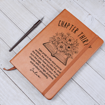 30th Birthday Gift Chapter 30 Name Journal, 30 Years Old, Turning Thirty Notebook, 30 Years Old Gift for Her or Him, Friend Daughter Sister