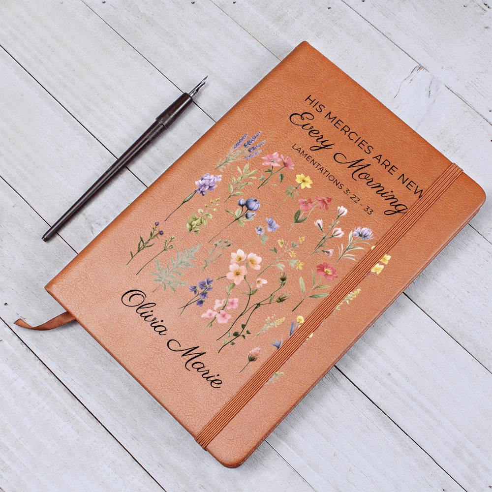 Personalized Name Gift for Her Gratitude Journal Christian Gifts Bible Study Notebook Custom Journal Bible Verse Gifts