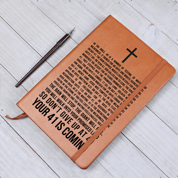 41 is Coming - Scripture Encouragement Gift - 40 Days and Nights - God's Promises - Christian Gifts for Him or Her