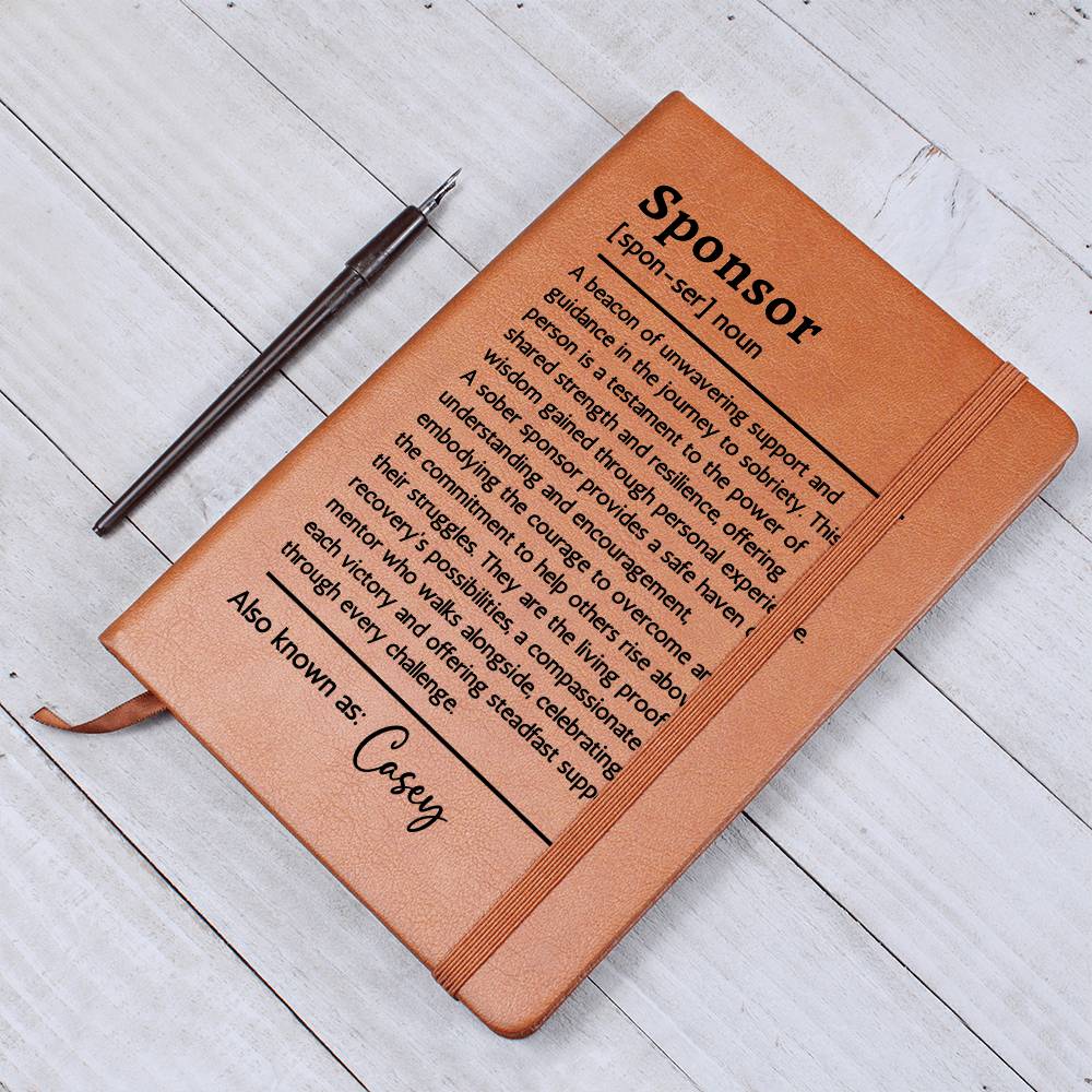 Sponsor Gift from Sponsee Gifts | Personalized Sobriety Gift | Soberversary Gifts