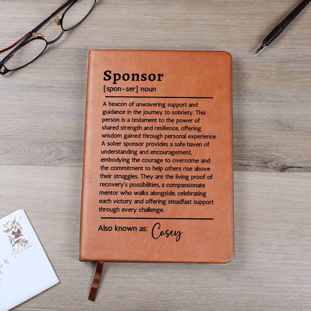 Sponsor Gift from Sponsee Gifts | Personalized Sobriety Gift | Soberversary Gifts