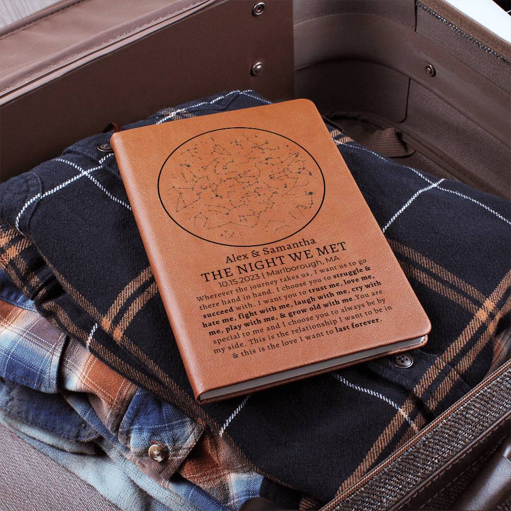Promise Journal Gift for Him, Boyfriend Gift from Girlfriend, Soulmate gift