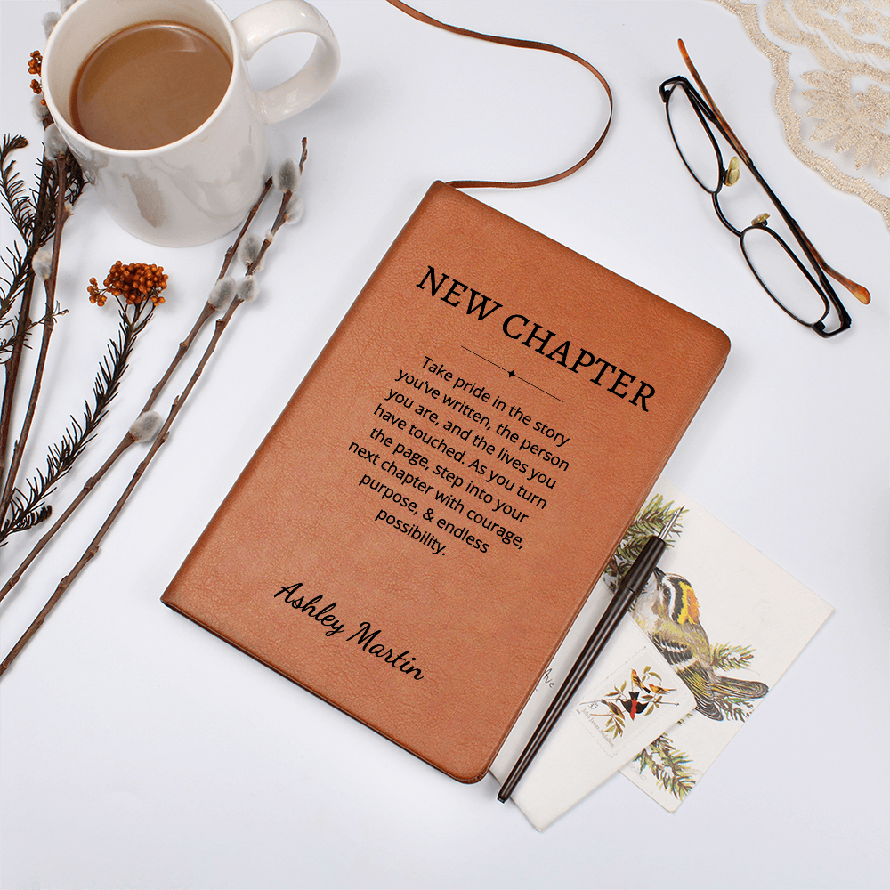 New Chapter Custom going away gift for coworker Personalized Gift for Boss Leaving New Job Gift Retirement Farewell Present Graduation Gift