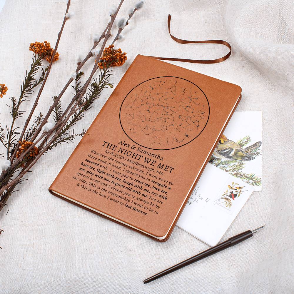 Promise Journal Gift for Him, Boyfriend Gift from Girlfriend, Soulmate gift