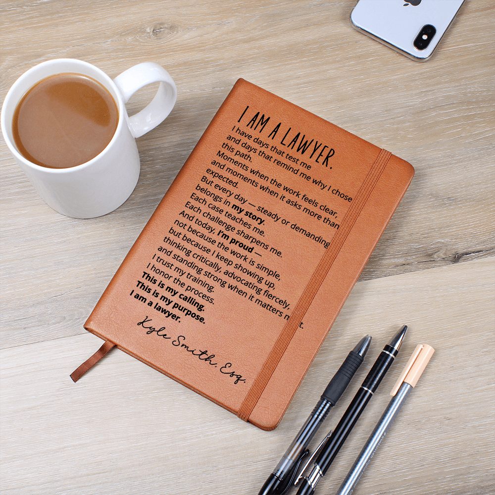 Lawyer Gifts Custom Name Notebook