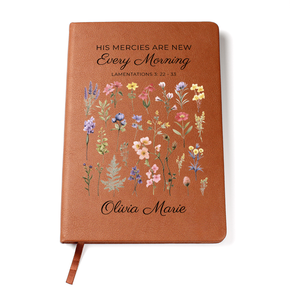 Personalized Name Gift for Her Gratitude Journal Christian Gifts Bible Study Notebook Custom Journal Bible Verse Gifts