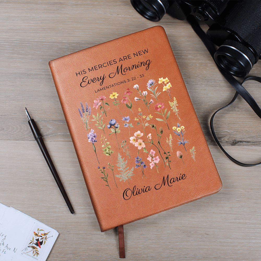 Personalized Name Gift for Her Gratitude Journal Christian Gifts Bible Study Notebook Custom Journal Bible Verse Gifts