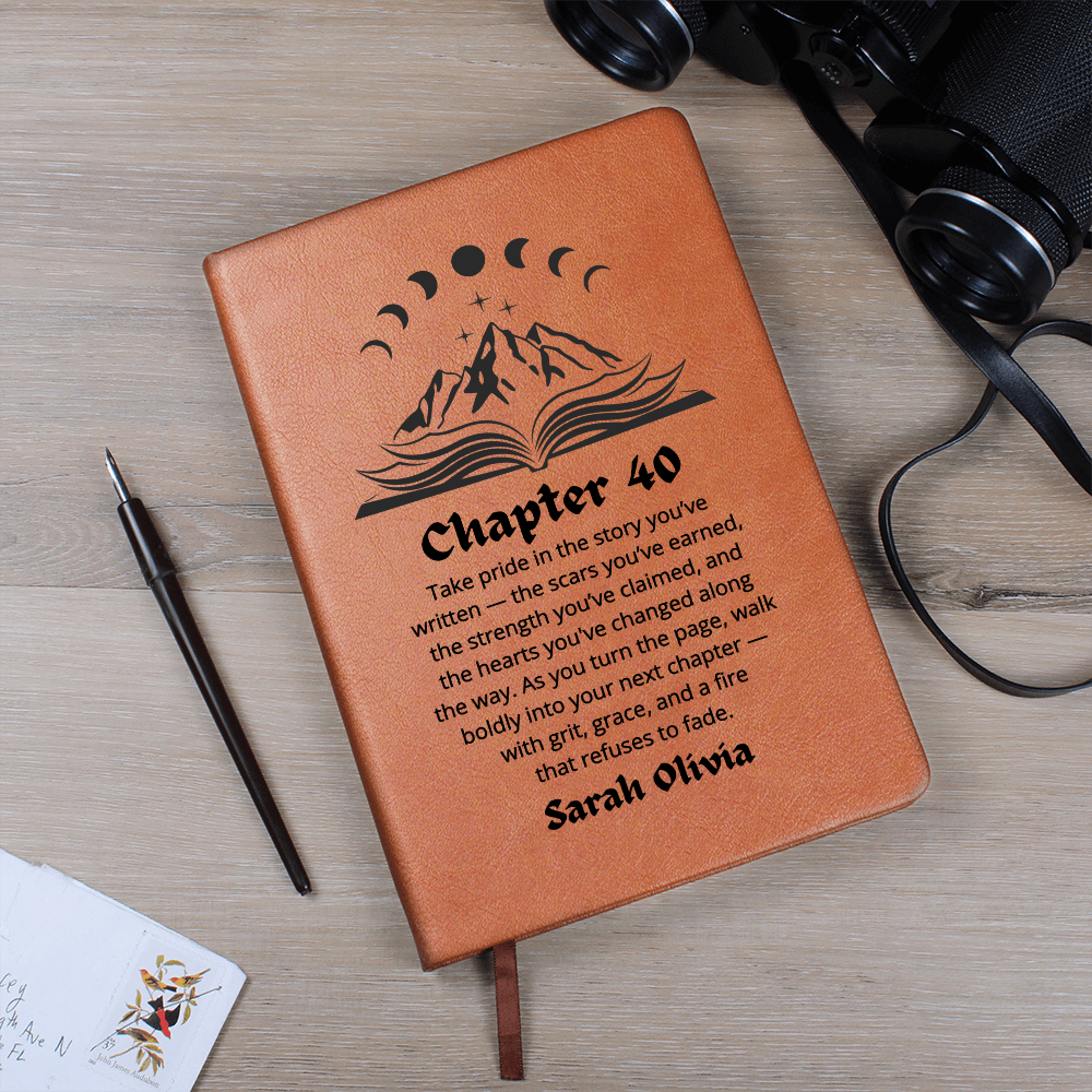 Chapter 40 Personalized Birthday Gift For Women, Bookish 40th Birthday Gift For Book Lovers, Fortieth One More Chapter, Best Friend Bday