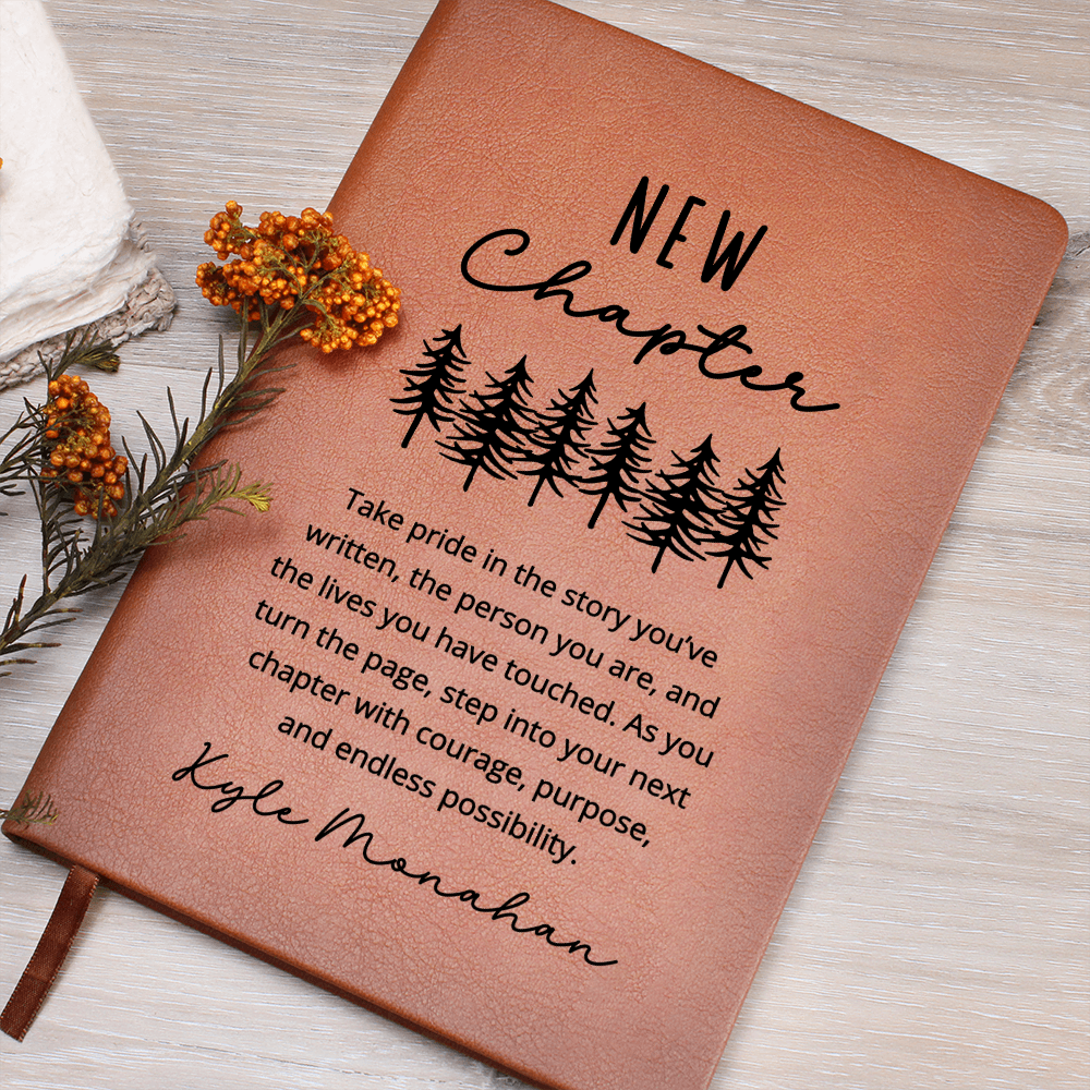 Custom New Chapter Journal Retirement Gift Retirement of Coworker Retirement Gifts for Women Coworker Nurse Retirement Corporate Gifts, Boss