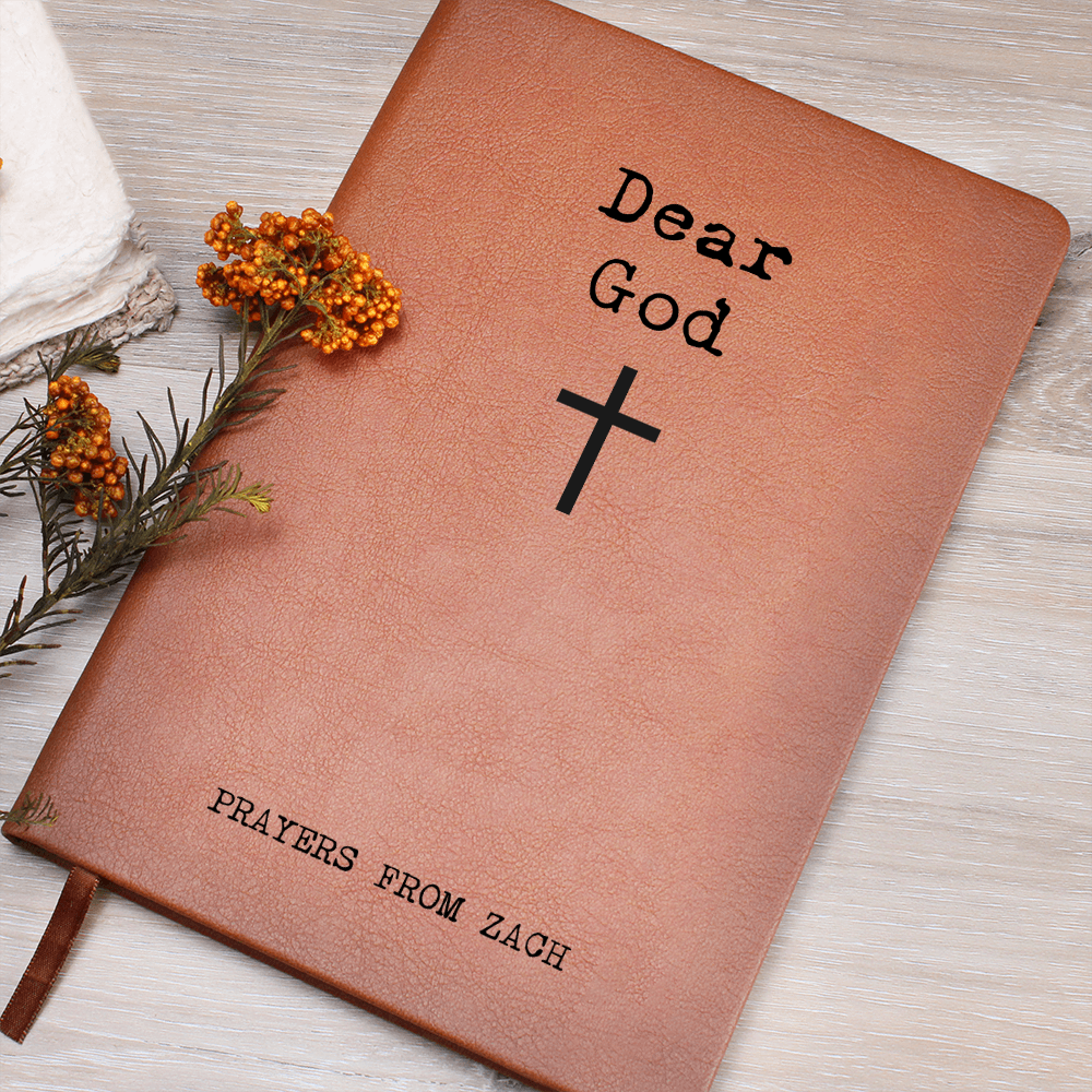 Personalized Prayer Journal for Men – Custom Name Faith Notebook Christian Gift for Dad, Husband, Son, Nephew, or Teen Boy
