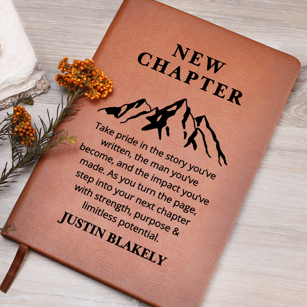 Enjoy The Next Chapter 2025 Graduation Gifts for Men Personalized Retirement gift for Co-worker Leaving Gifts Custom Notebook Gift for Men