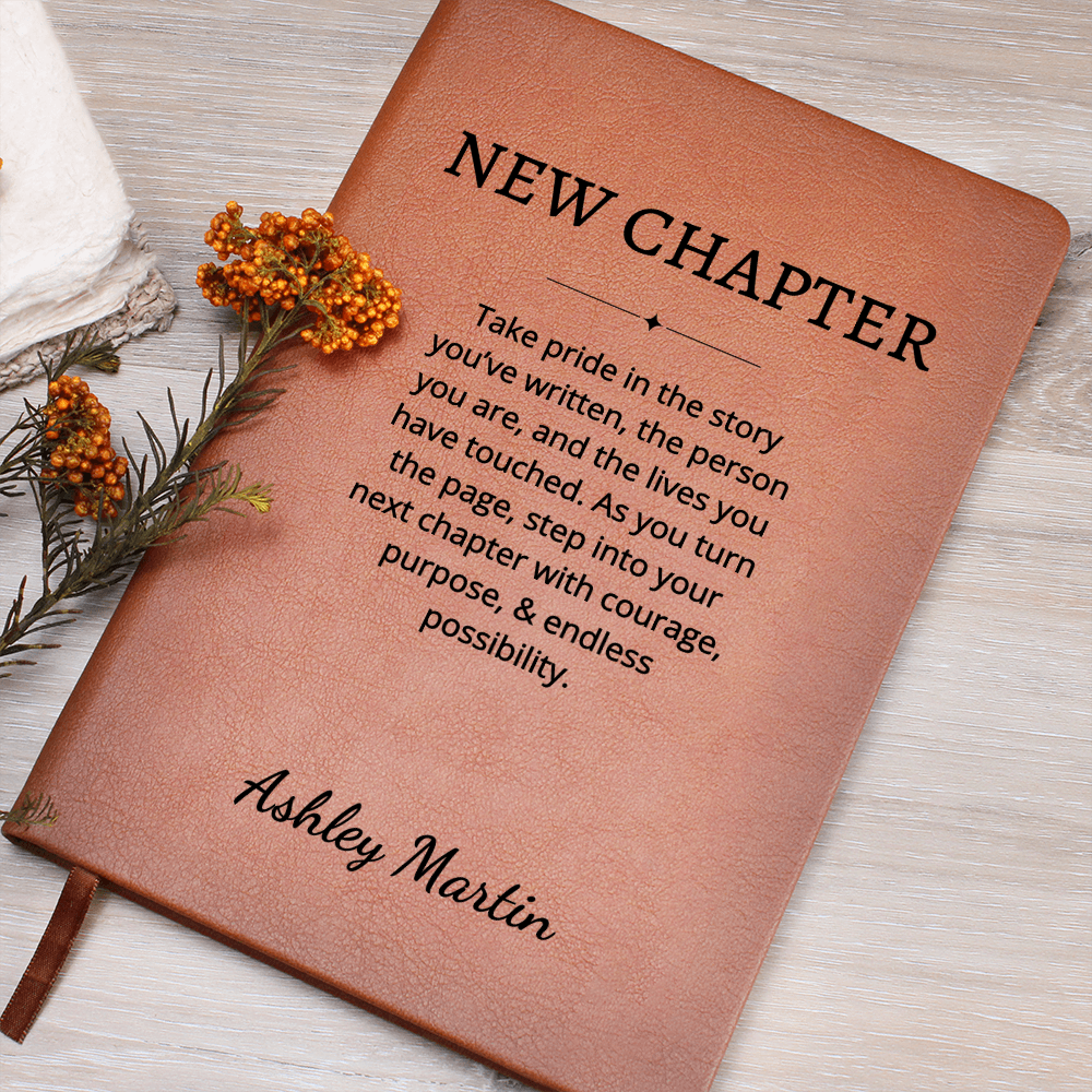 New Chapter Custom going away gift for coworker Personalized Gift for Boss Leaving New Job Gift Retirement Farewell Present Graduation Gift