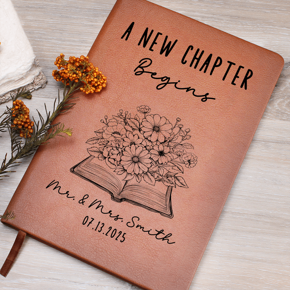 A New Chapter Bridal Shower Guest Book Letters to the Bride Groom, Book Bridal Shower Gift from Bridal Party to Bride, Keepsake Wedding Gift, Advice for the Bride to be