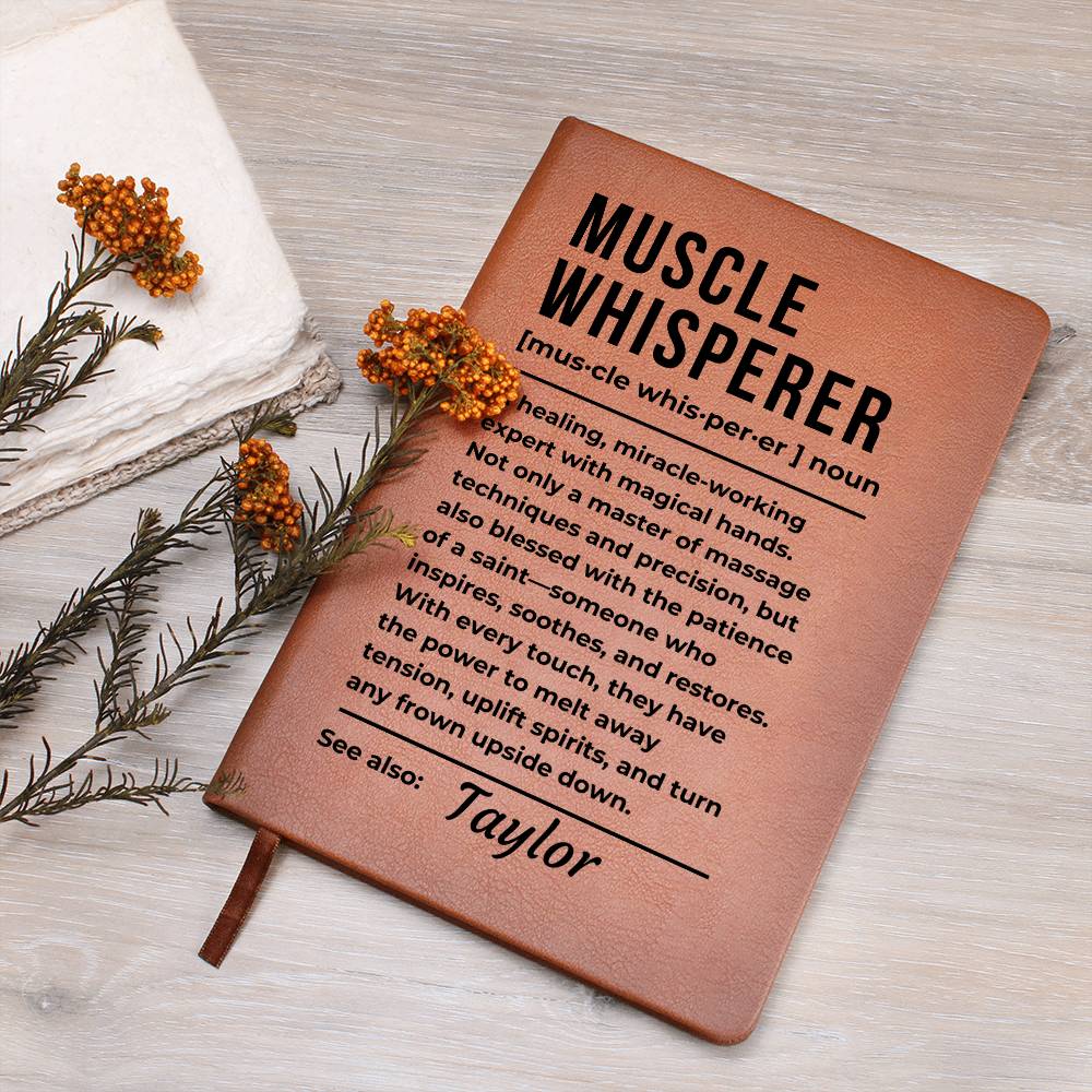 Licensed Massage Therapist Gift For Men And Women Personalized Name Journal | Lmt Gift for Her or Him | Gift For Masseuse Thank You Gift