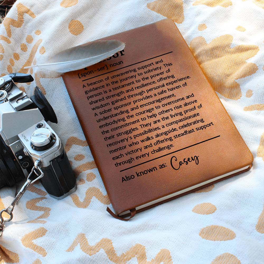 Sponsor Gift from Sponsee Gifts | Personalized Sobriety Gift | Soberversary Gifts