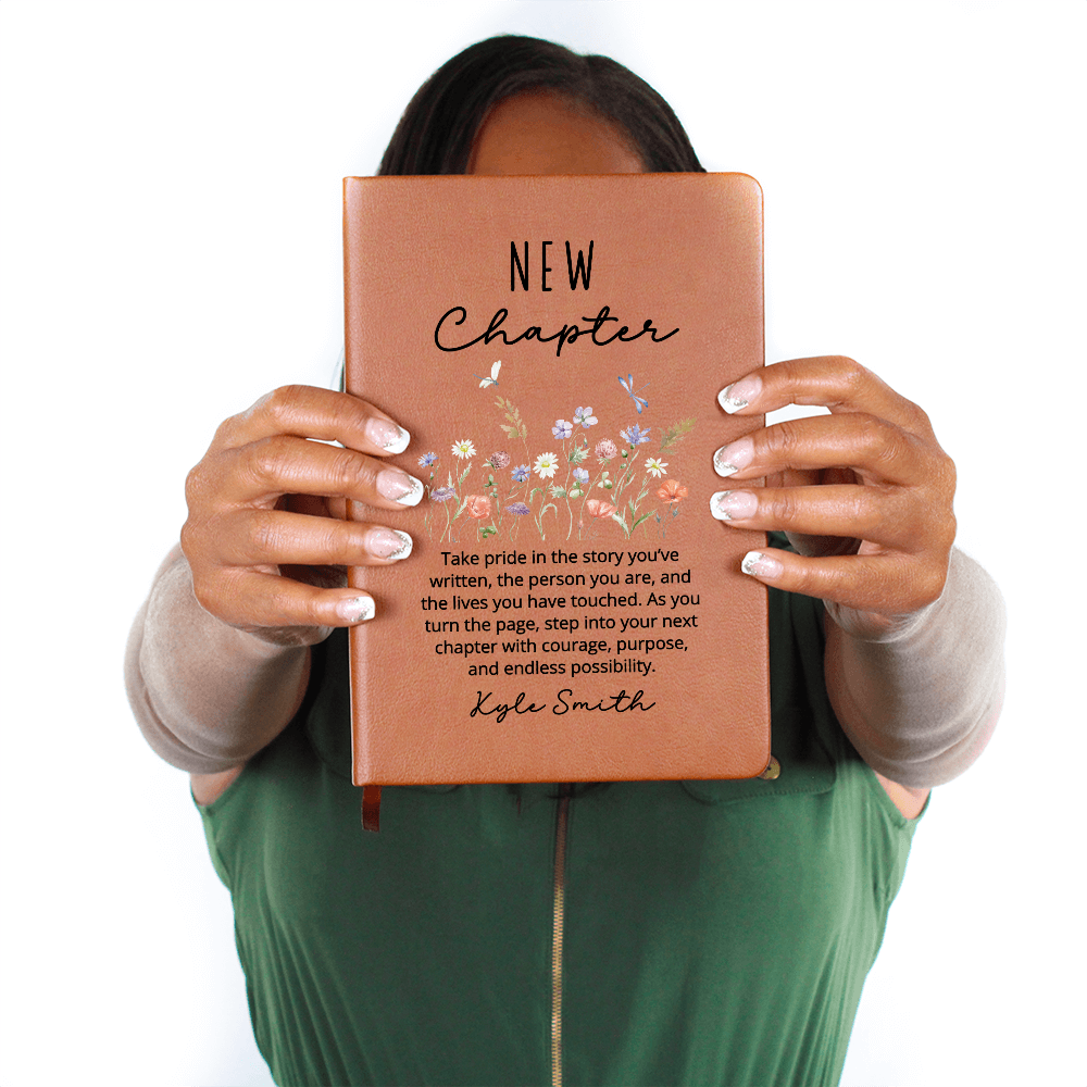 Coworker Leaving Gift Journal, New Chapter Farewell Notebook, Personalized Gift for Colleague, Going Away Present for New Job, Goodbye Gift