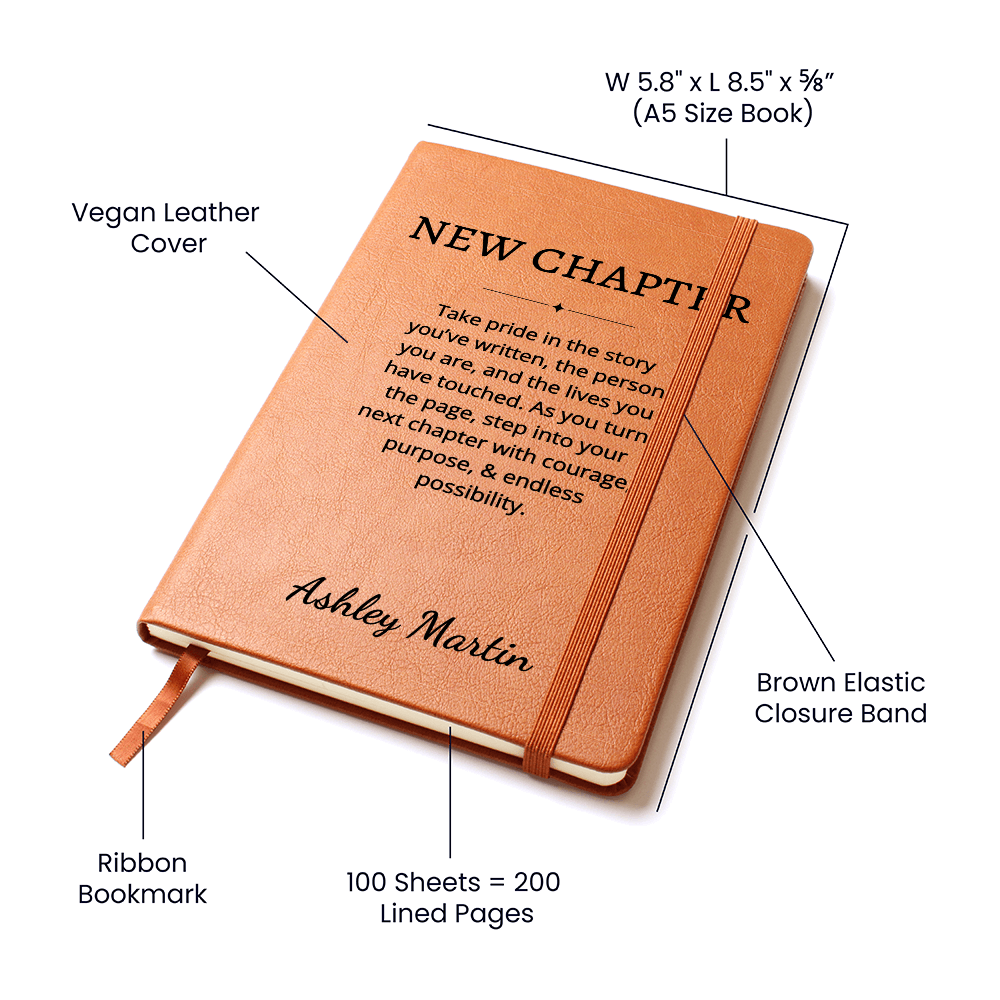 New Chapter Custom going away gift for coworker Personalized Gift for Boss Leaving New Job Gift Retirement Farewell Present Graduation Gift