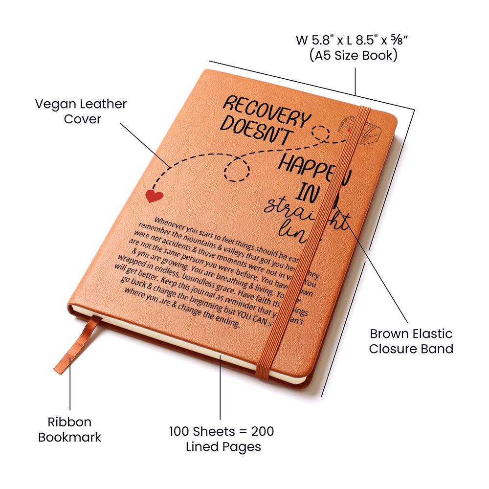 Addiction Recovery Gift for Women, Self Care Encouragement Journal, Mental Health