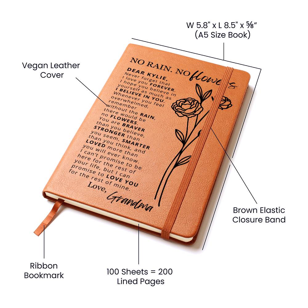 Personalized Journal for Daughter or Granddaughter | Keepsake Gift from Mom, Dad, Grandma, or Grandpa, Christmas Gift Idea