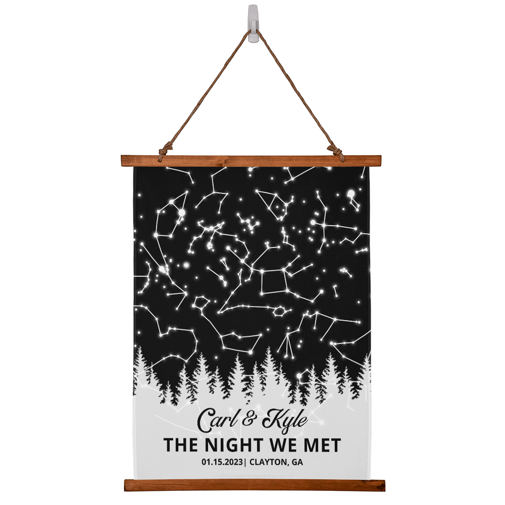Anniversary Star Map Gift Night Sky, Special Date Anniversary Gift, Night Sky Print, Star Map Poster, Wedding Gift, Constellation Print