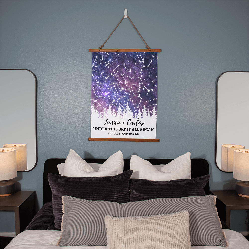 Wedding gift, wedding anniversary gifts, wedding picture frame, wedding card, newlywed gift, star map print, wedding date gift, wedding day