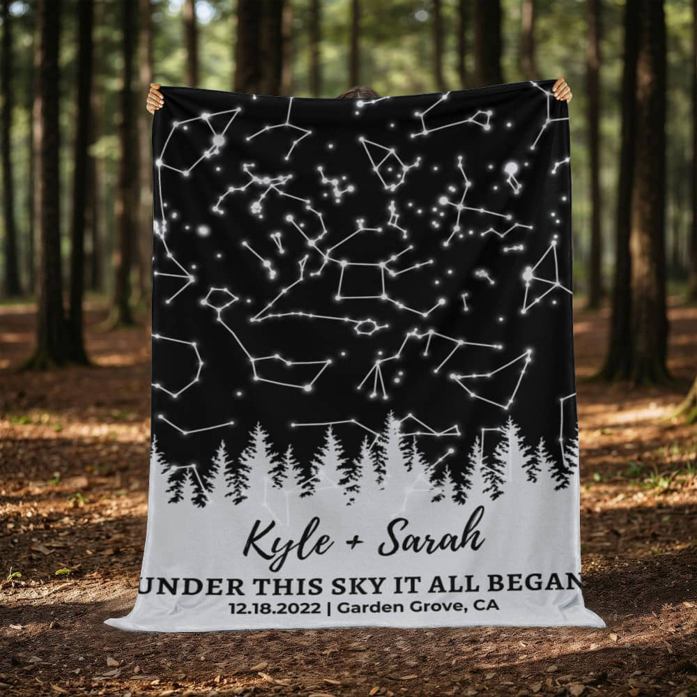 Custom Star Map By Date Anniversary Gift For Him or Her Valentines Day Gift For Husband Wife Gift for Boyfriend Girlfriend Wedding