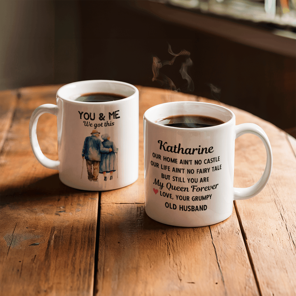 Personalized Mug Gift for Wife from her Grumpy Old Husband