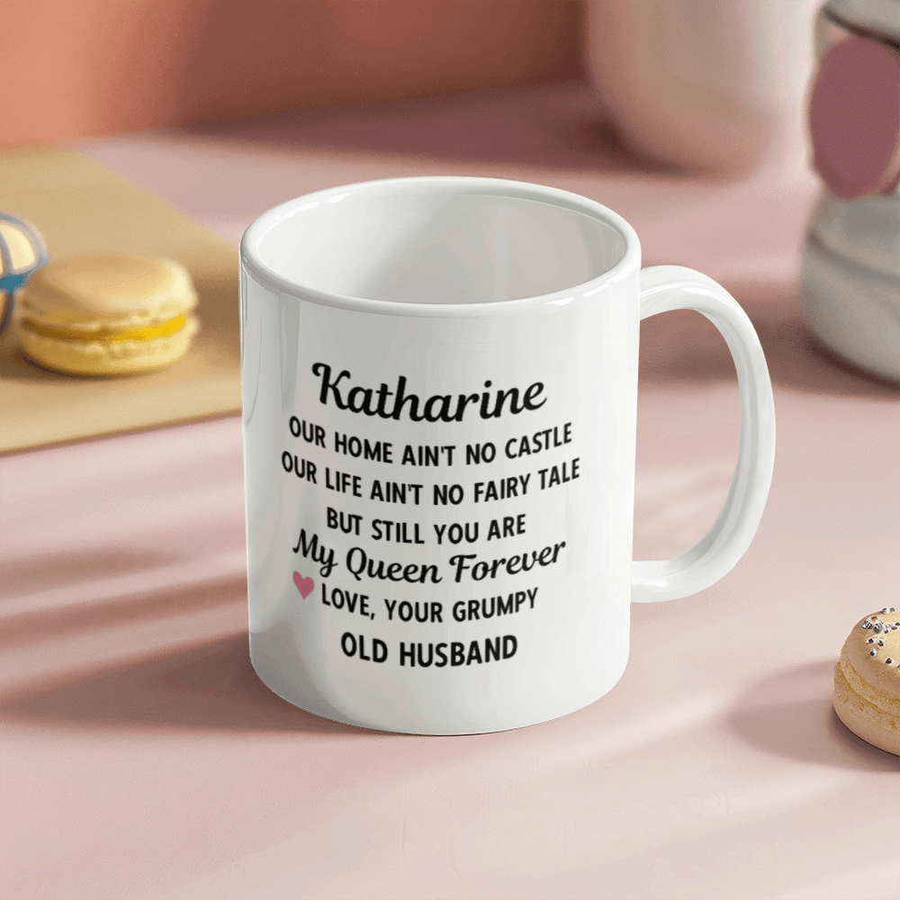 Personalized Mug Gift for Wife from her Grumpy Old Husband