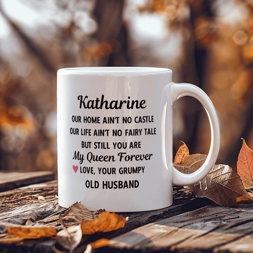 Personalized Mug Gift for Wife from her Grumpy Old Husband
