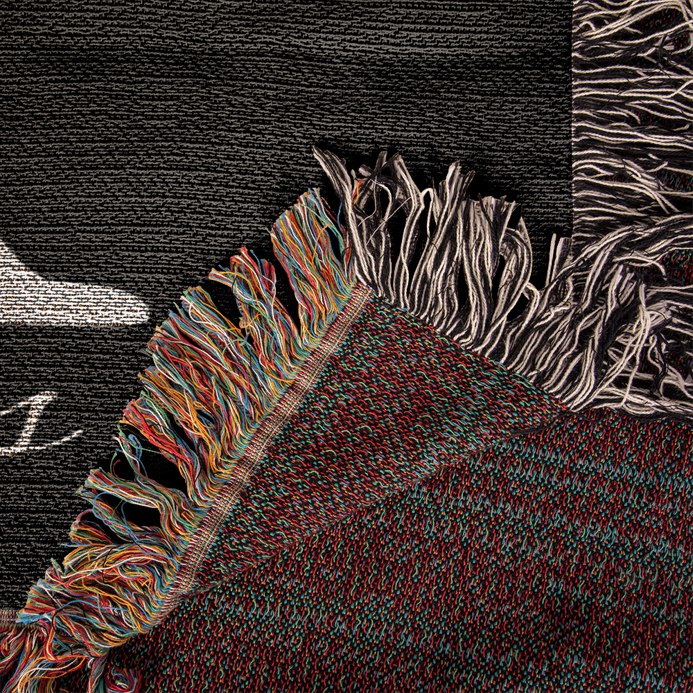 Personalized Bear Forest Blanket Romantic Hunter Gift for Him | Rustic Cabin Decor Valentine's Day Gift for Husband Boyfriend Anniversary Wedding Keepsake