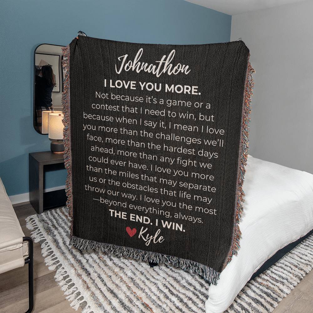 UNIQUE COTTON BLANKET For Couple Initials Second Anniversary Gift For Wife Cotton Anniversary For Girlfriend Keepsake Valentines Gift