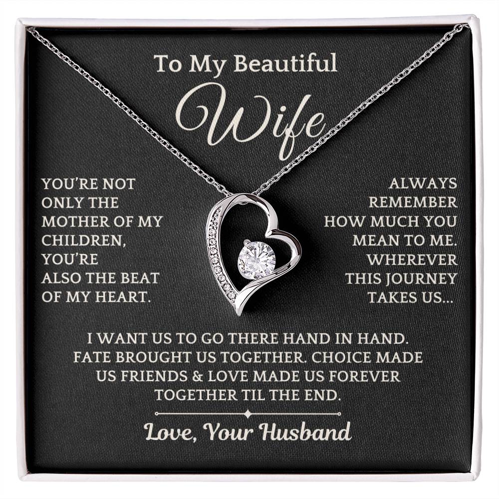 To My Wife | Beat of My Heart Necklace