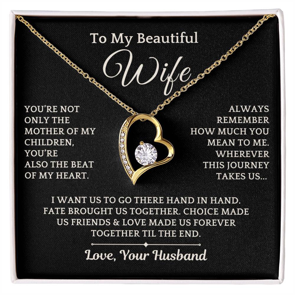 To My Wife | Beat of My Heart Necklace