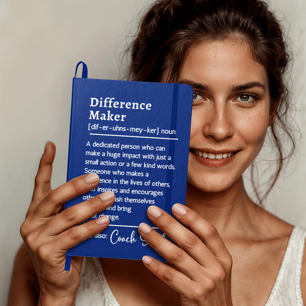 Custom Coach Gift, Personalized Coach Gift, Gifts For Coaches Thank You Coach Gift Coach Retirement Customized Notebook Appreciation