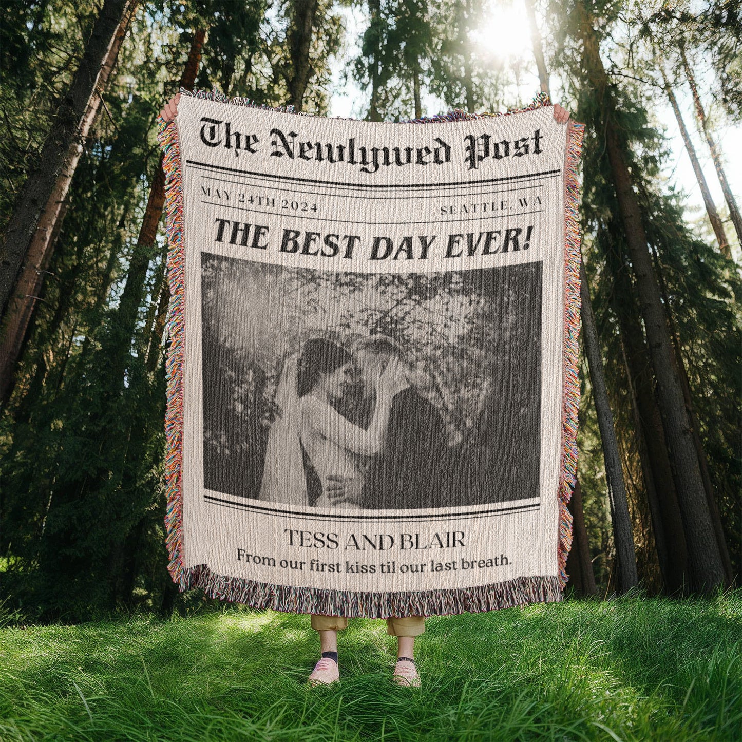 Personalized 1st Anniversary Gifts for Him Sentimental Anniversary Gift for Her Cotton Anniversary Newlywed Gift First Home One Year