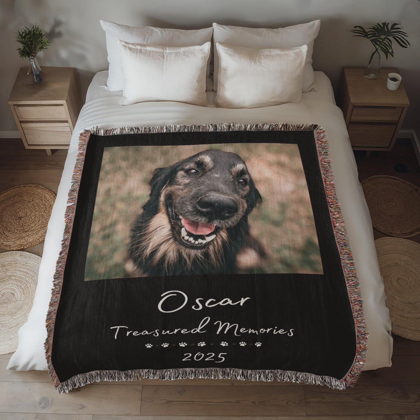 Personalized Pet Photo Blanket Memorial Gift Back To College Remembrance Cat Pet Portrait Dog Memorial Pet Loss Gift Pet Owner Pet Mom