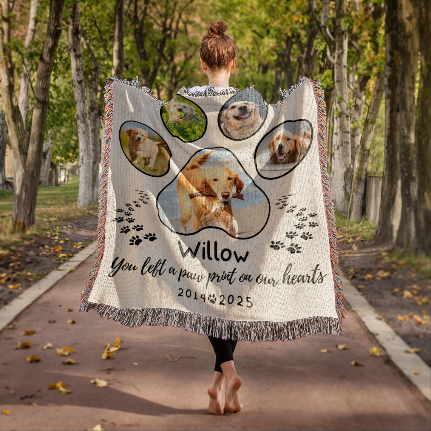 Pet Memorial Gift, Custom Pet Photo Blanket, Pet Remembrance Gift, Custom Pet Memorial Gifts for Pets, Cat Dog Loss Bereavement Gift