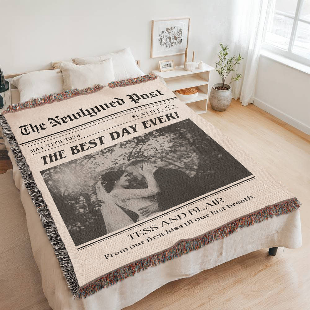 Personalized 1st Anniversary Gifts for Him Sentimental Anniversary Gift for Her Cotton Anniversary Newlywed Gift First Home One Year