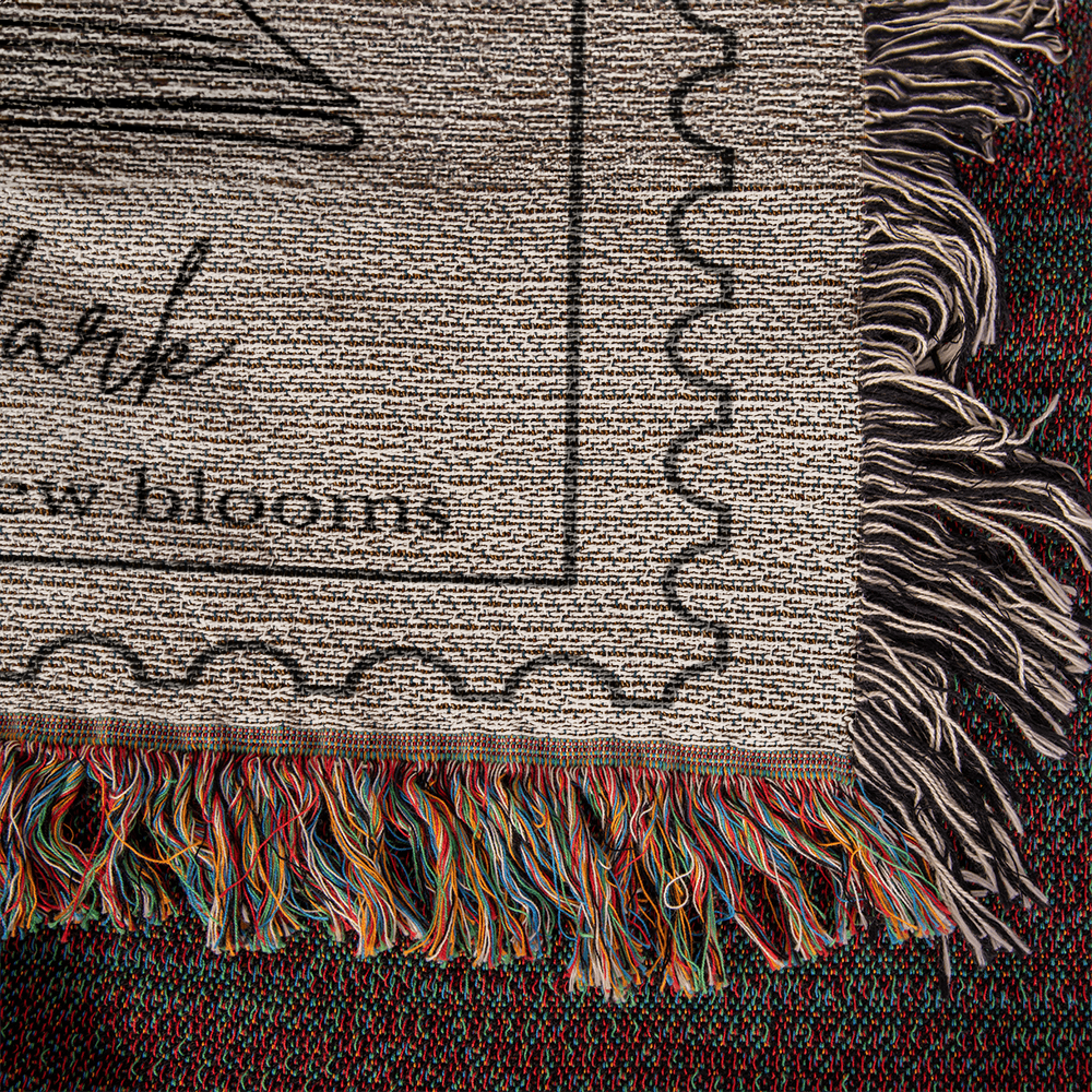 Custom Cotton Blanket Wedding Anniversary Gift for Husband, Wife or Couples Gift