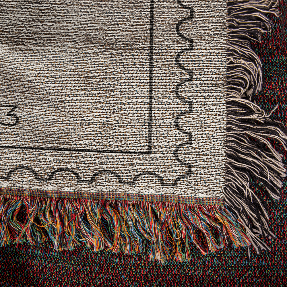 Personalized Cotton Anniversary Blanket | Custom Wedding Throw with Initials & Date | Christmas Gift