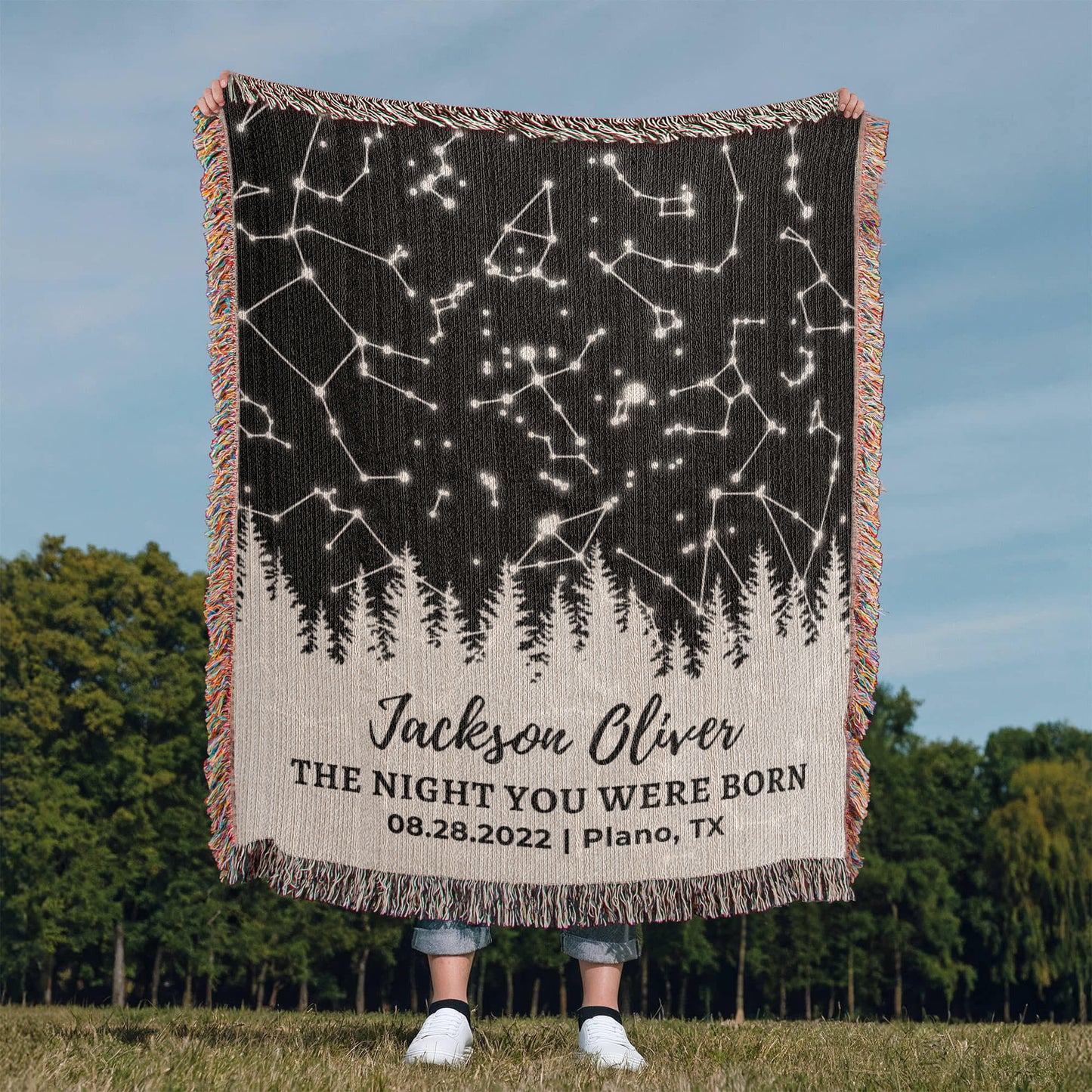 16th Birthday Custom Star Map Blanket,16th Birthday Gift for Daughter,Dad Daughter Gift,Mom Daughter,Niece Granddaughter Gift