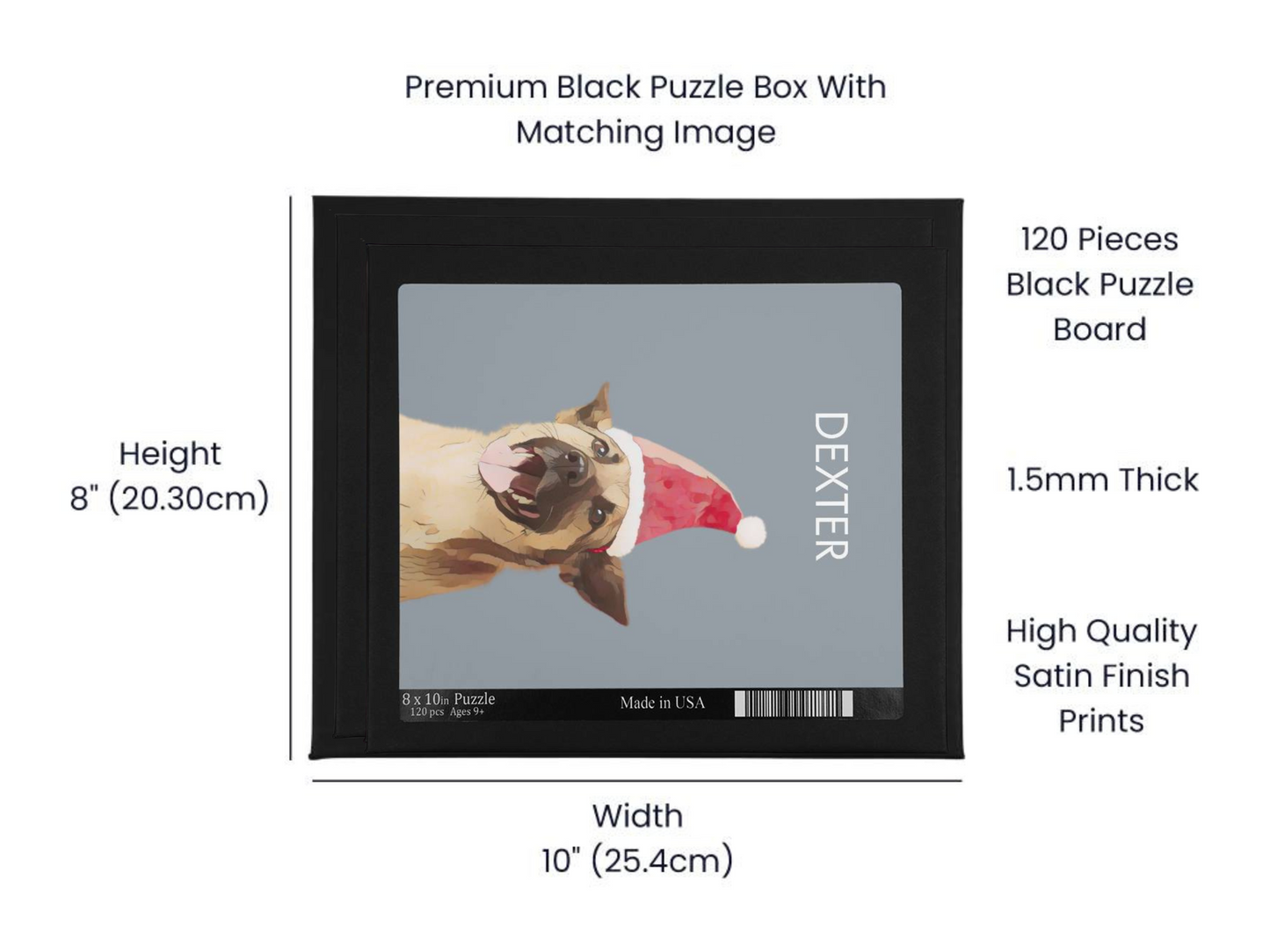 Dog Portrait Puzzle | Dog Owner Christmas Gift, Dog Gifts For Owners, Dog Lover Gift