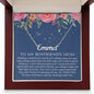 To My Boyfriends Mom Personalized Name Necklace, Nameplate Necklace