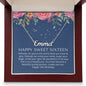 Sweet Sixteen Name Necklace